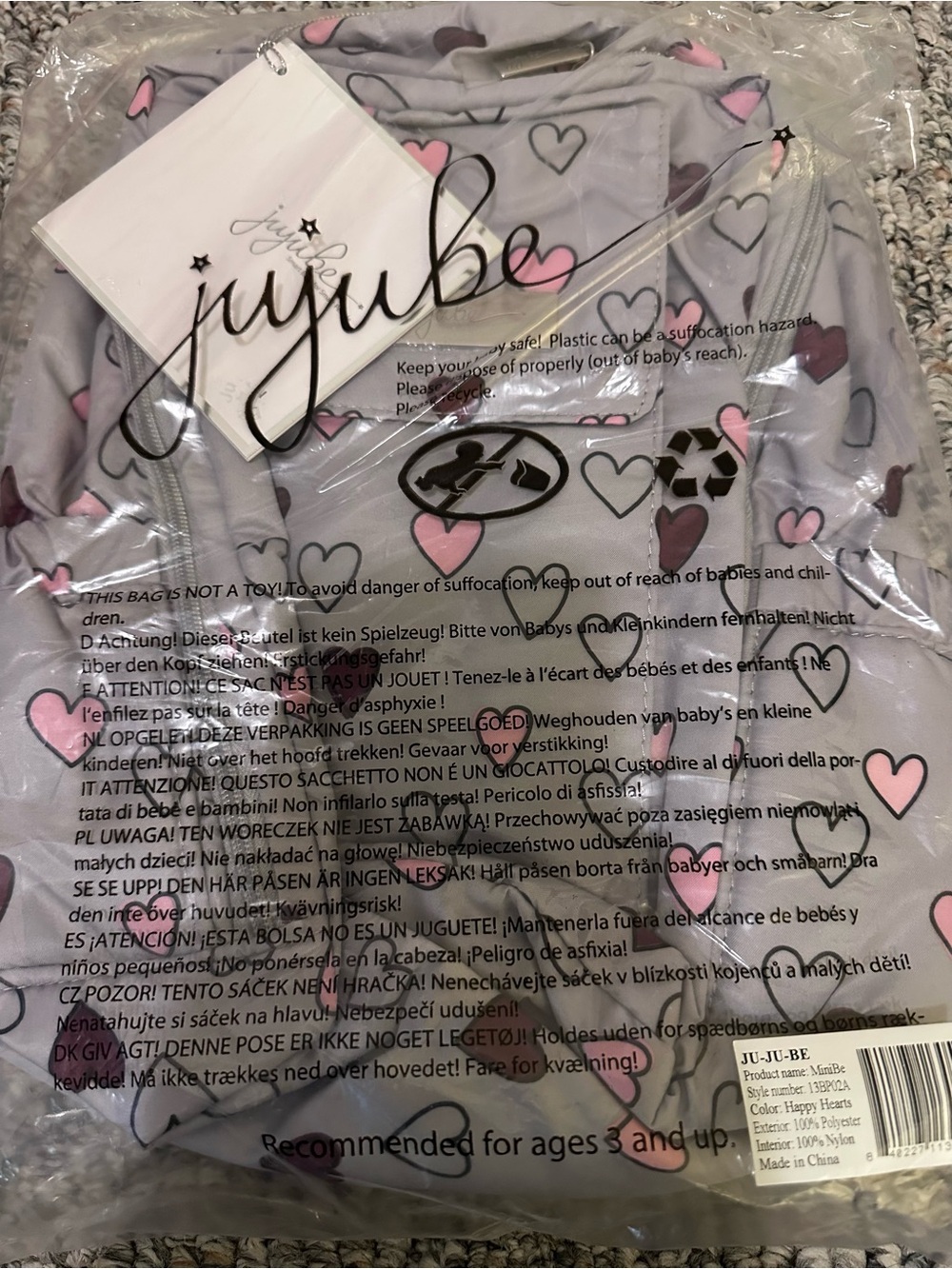 Ju-Ju-Be Happy Hearts Minibe
